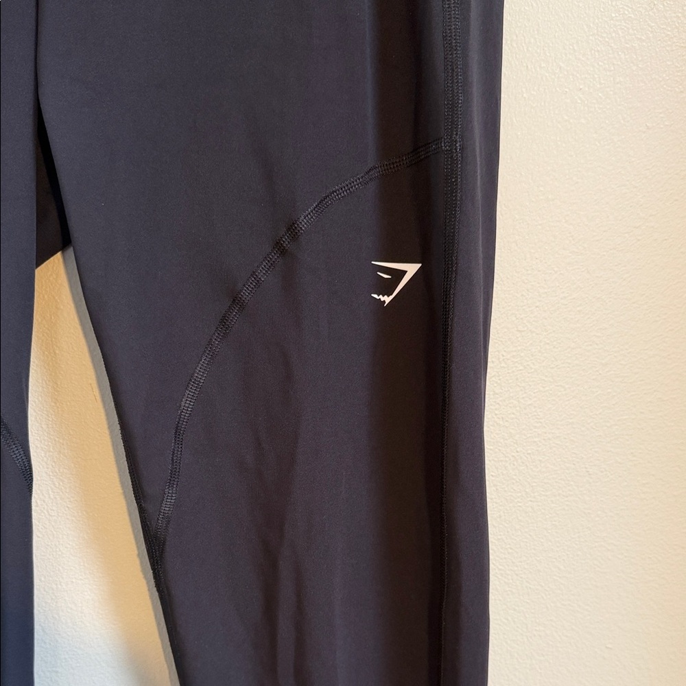 Gymshark Speed Run Performance Black Lightweight Training Running Leggings W XL - Picture 2 of 6